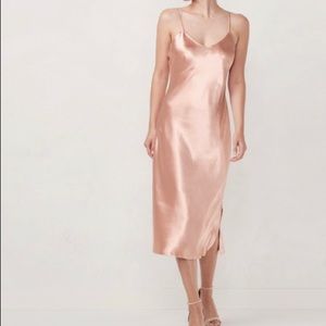 Lauren Conrad SATIN SLIP DRESS